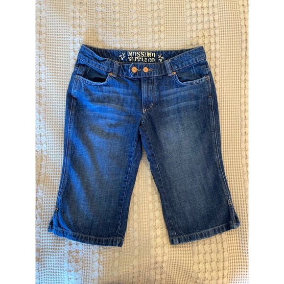Pants - Mossimo Supply Co Denim Women’s Size 11 Long Walking Bermuda Distressed Shorts